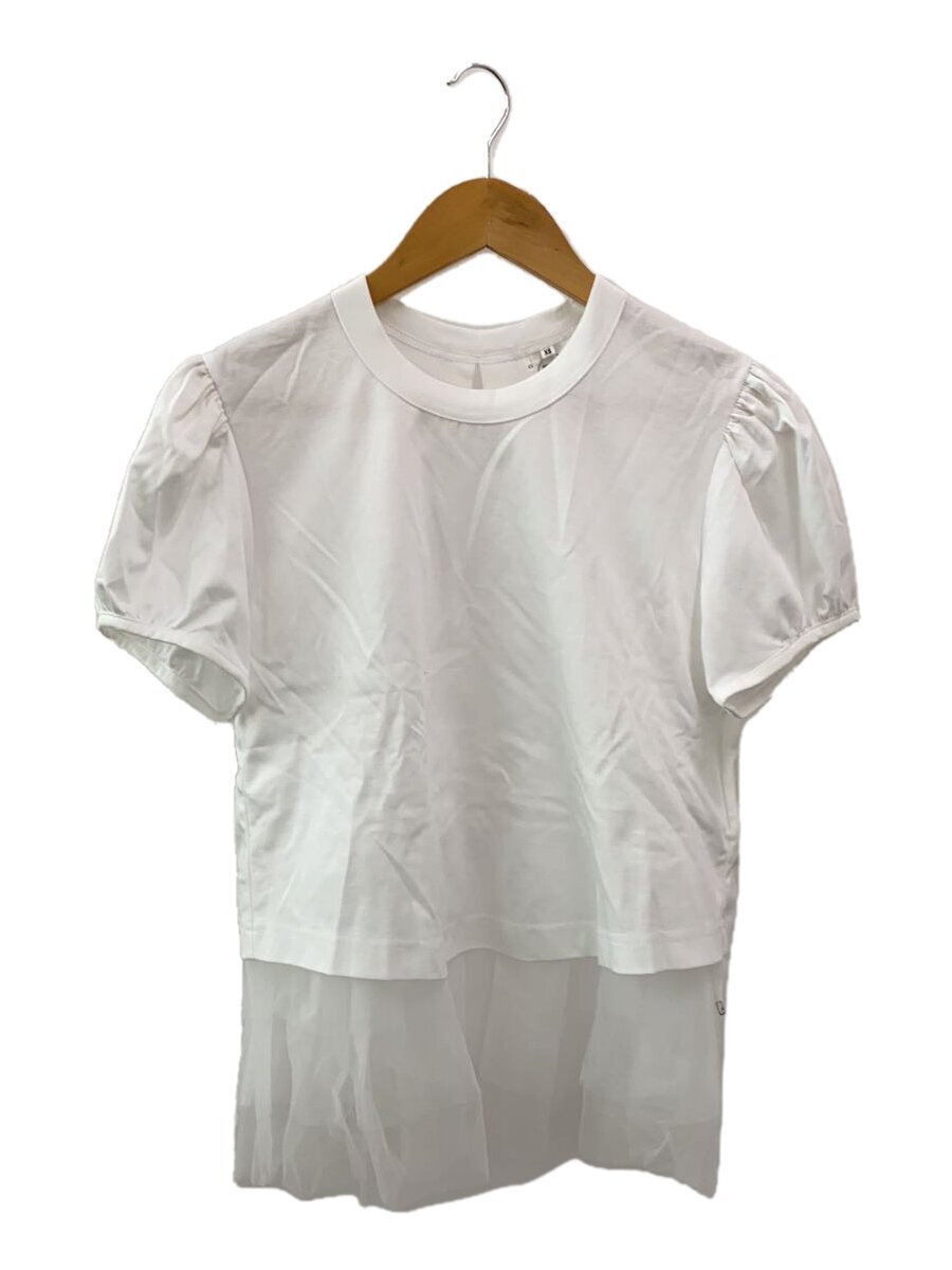【中古】noir kei ninomiya◆半袖カットソー/XS/綿織物/WHT/3M-T002//【レディース御召しもの】
