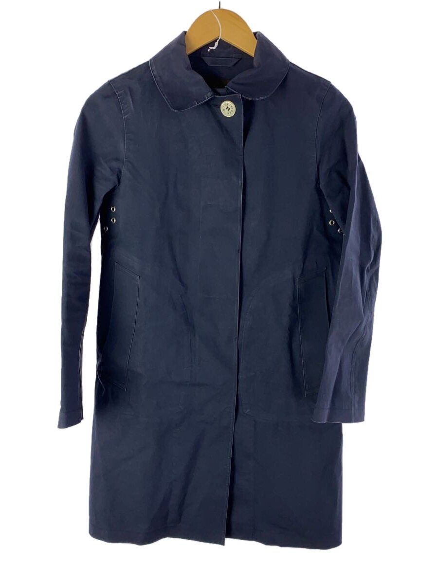【中古】MACKINTOSH◆トレンチコート/NVY/HQ/ID/IJ【レディース御召しもの】