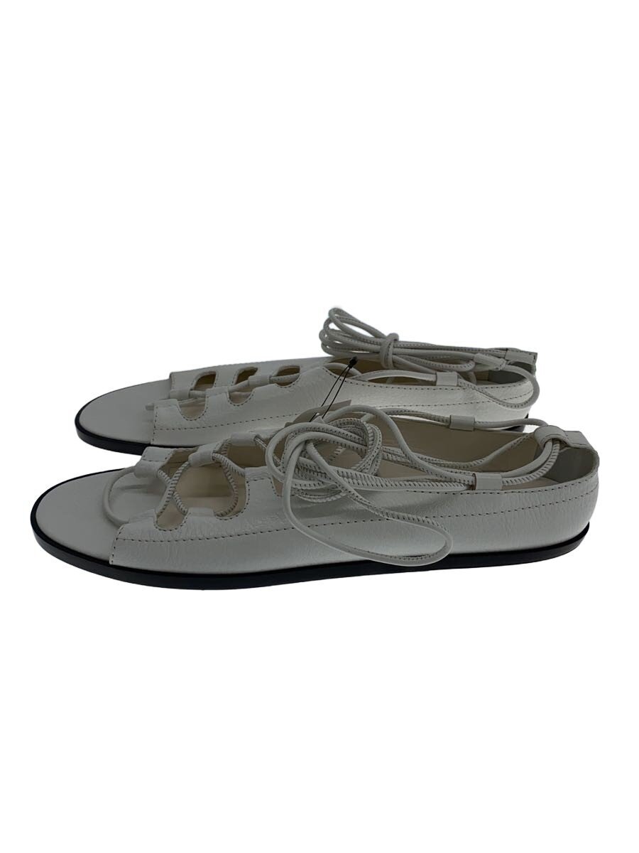 【中古】THE ROW◆Gilli Leather Sandals/サンダル/41/WHT/【シューズ】
