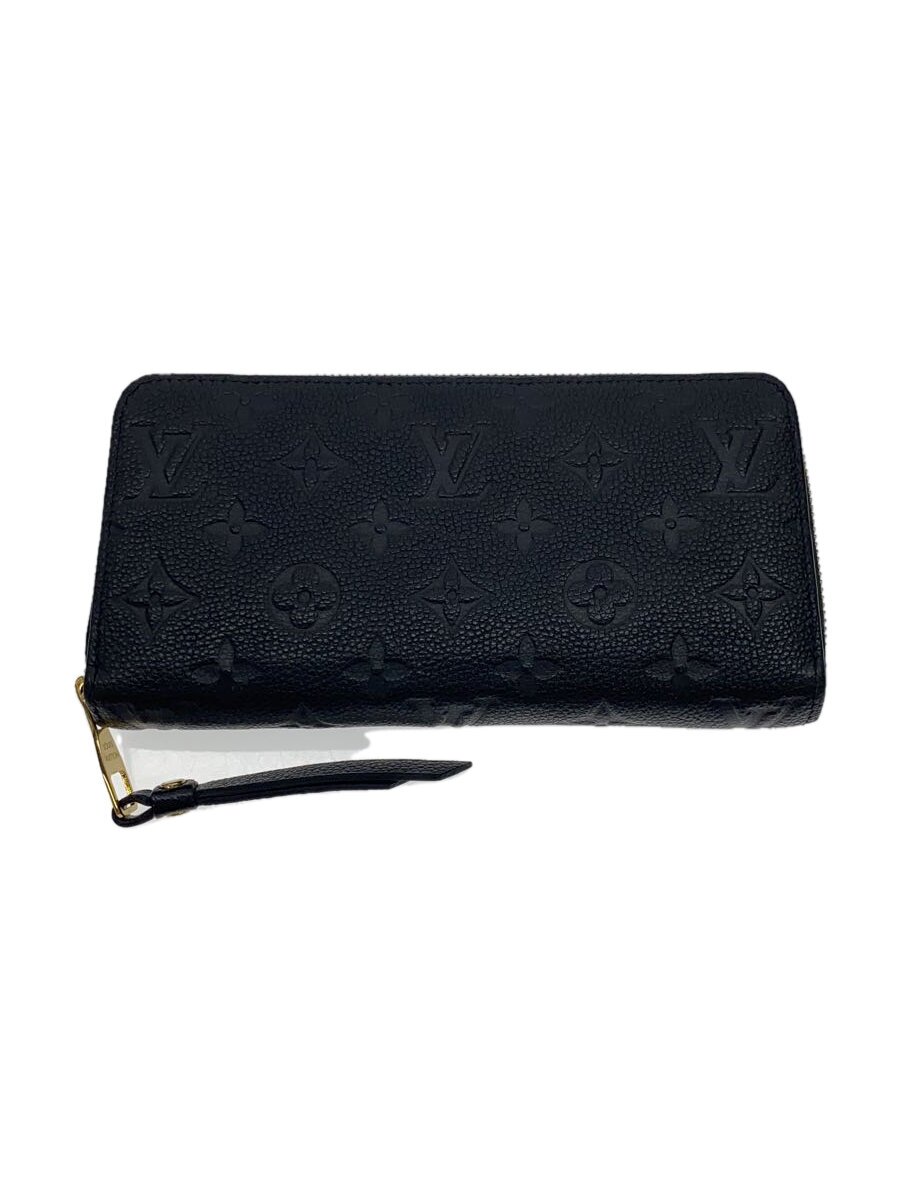 【中古】LOUIS VUITTON◆ジッピー・ウォレット_モノグラム・アンプラント_BLK/牛革/BLK/メンズ【服飾雑貨他】｜2ｎｄ STREET 店