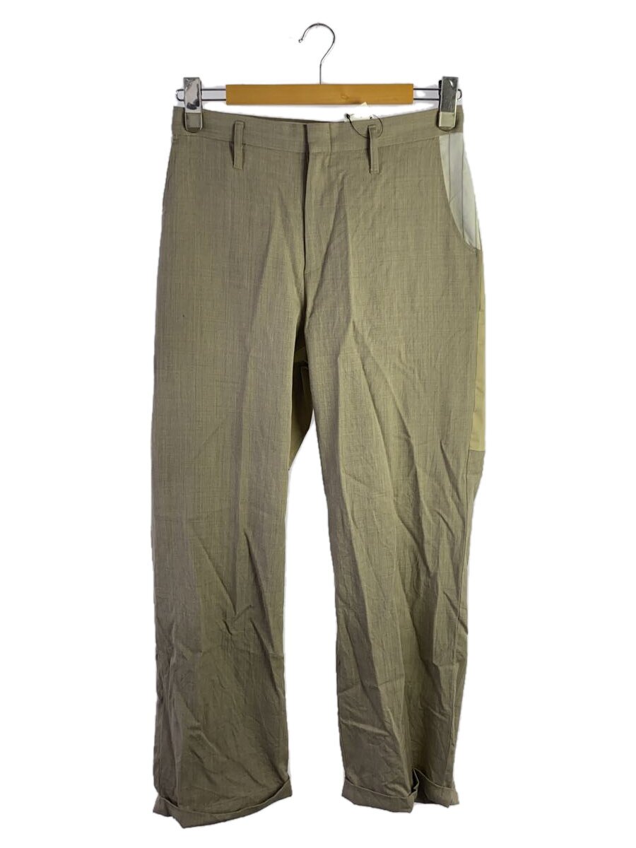【中古】23SS/ABELIA EDOWARD GOUCHA/スラックスズボン下/2/羊毛/ベージュ【メンズウェア】