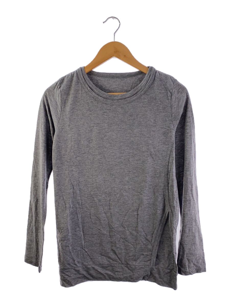 【中古】YOHJI YAMAMOTO◆長袖プルオーバー/2/--/GRY【メンズウェア】