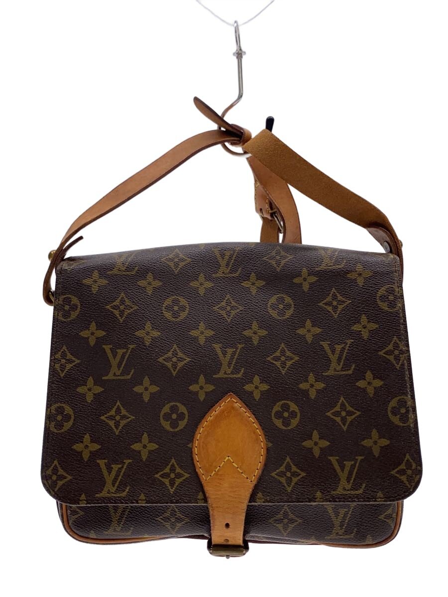 【中古】LOUIS VUITTON◆カルトシエールGM_モノグラム・帆布/PVC/BRW【御徒面子】
