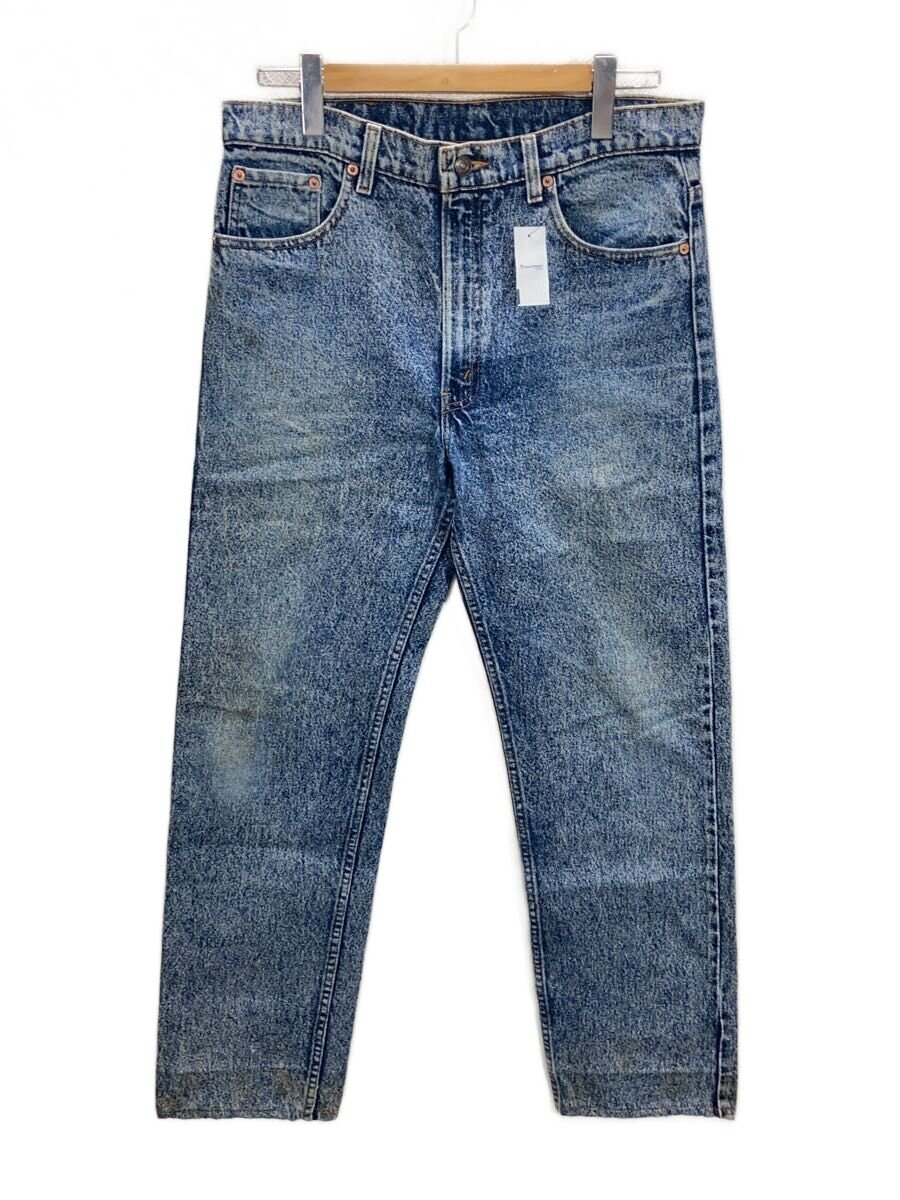 【中古】Levi’s◆80s/ケミカルウォッシュ/usa製/名取り草裏650/下つ方/35/綿織物/IDG/505-0259【メンズウェア】