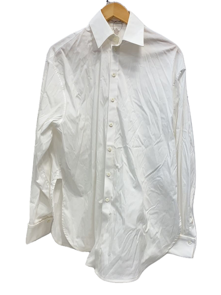 【中古】PETER DO/長袖プルオーバー/XS/綿織物/WHT/イタリア製【メンズウェア】