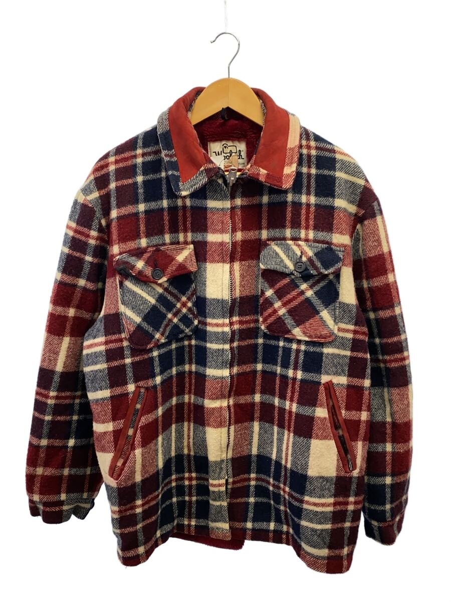 【中古】Woolrich◆ジャケット/XL/ウール/RED/チェック//【メンズウェア】｜2ｎｄ STREET 店