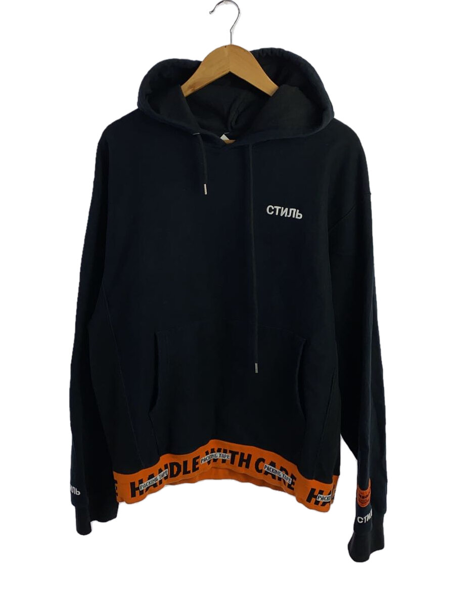 【中古】HERON PRESTON◆パーカー/M/綿織物/BLK/HMBB004F18709017//【メンズウェア】