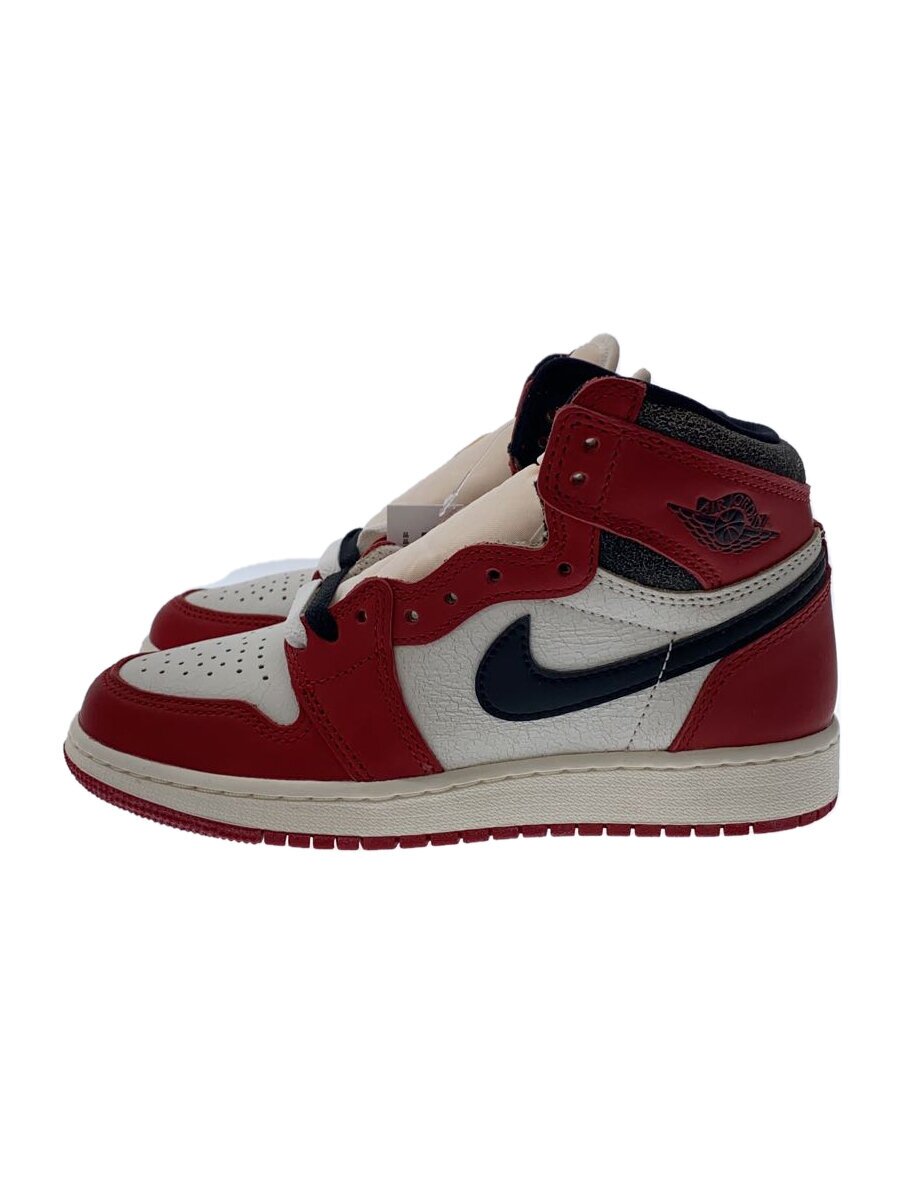 【中古】NIKE◆AJ1 high og lost \u0026 found/chicago/22.5珊/RED/FD1437-612【シューズ】