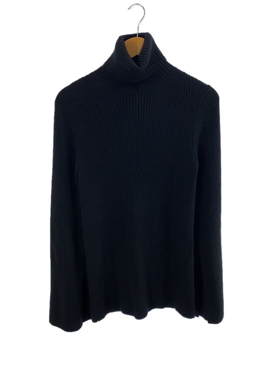 【中古】JUNYA WATANABE COMME des GARCONS◆24AW/スリットスリーブタートルニット・セーター(朦々たる)/M/羊毛/BLK/JN-N013//【メンズウェア】