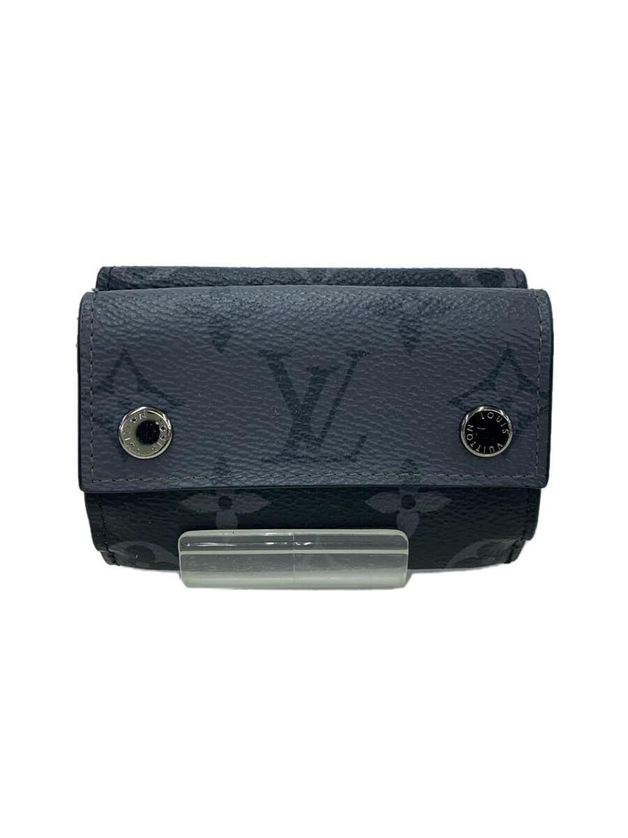 【中古】LOUIS VUITTON◆3つ折り財布/PVC/BLK/モノグラム/メンズ【服飾雑貨他】｜2ｎｄ STREET 店