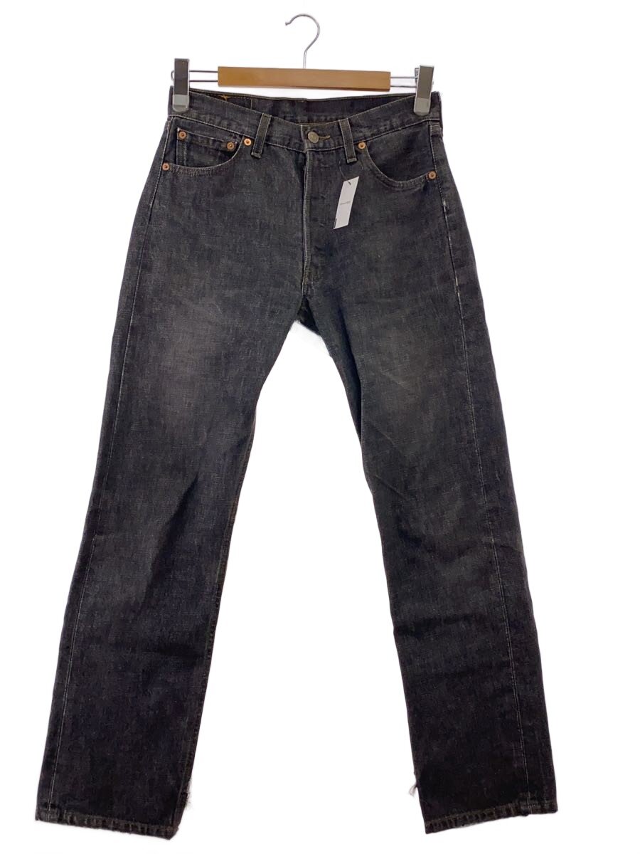 【中古】Levi’s◆90S/下つ方/30/ジーンズ/黒いこと/80929-3/501/USA製/黒いこと先染め【メンズウェア】