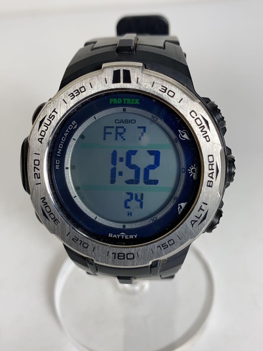 【中古】CASIO◆ソーラーウオッチ・PROTREK/デジタル【服飾雑貨他】