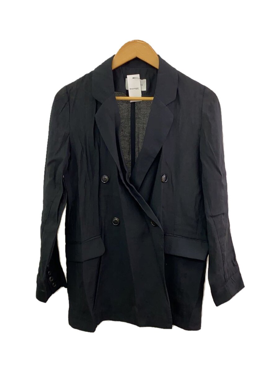 【中古】CAPRICIEUX LE’MAGE◆25SS/ライトテーラードジャケット/FREE/人絹/BLK/無地/LEZ1051307A0001【レディース御召しもの】