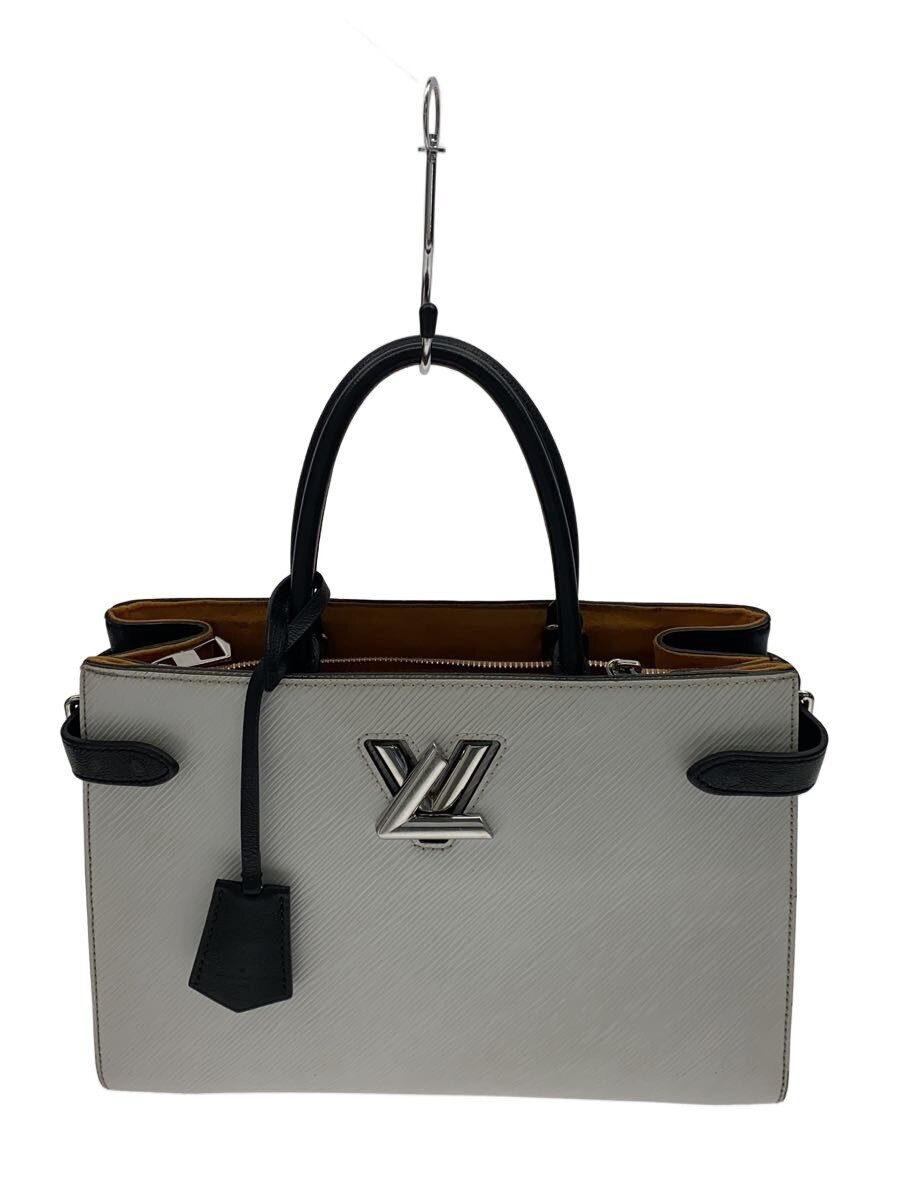 【中古】LOUIS VUITTON◆ツイスト・トート_エピ/牛皮/WHT【御徒面子】