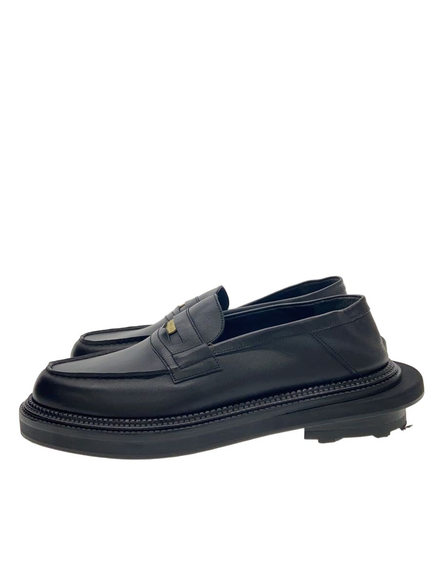 【中古】J.M.WESTON◆×sacai/Loafer mule インチ black 置き目毛革/UK9/BLK/なめし革/41-EYH-146-0//【シューズ】