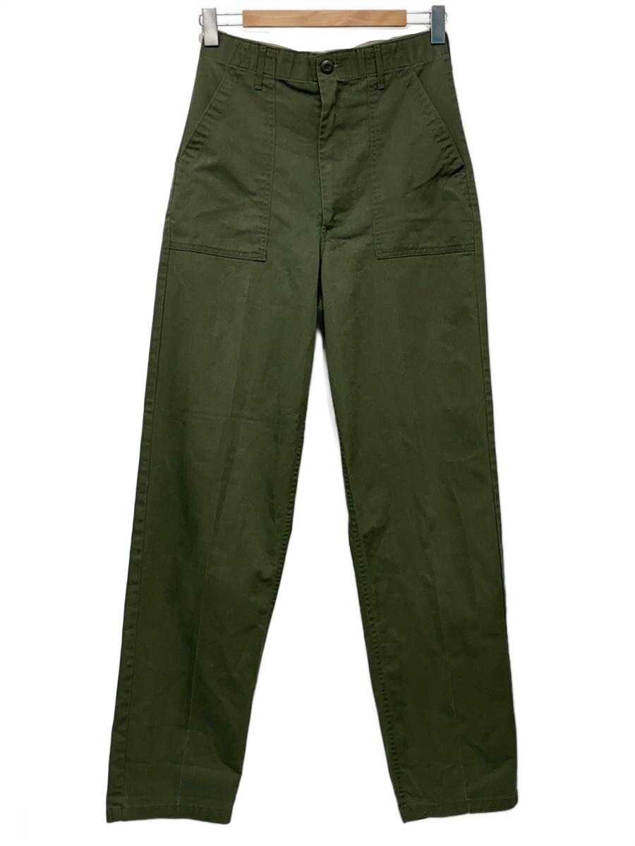 【中古】US.ARMY◆70s/ベイカーパンツ/IDEALファスナー/30×35/KHK/無地/8405-00-610-2601【メンズウェア】