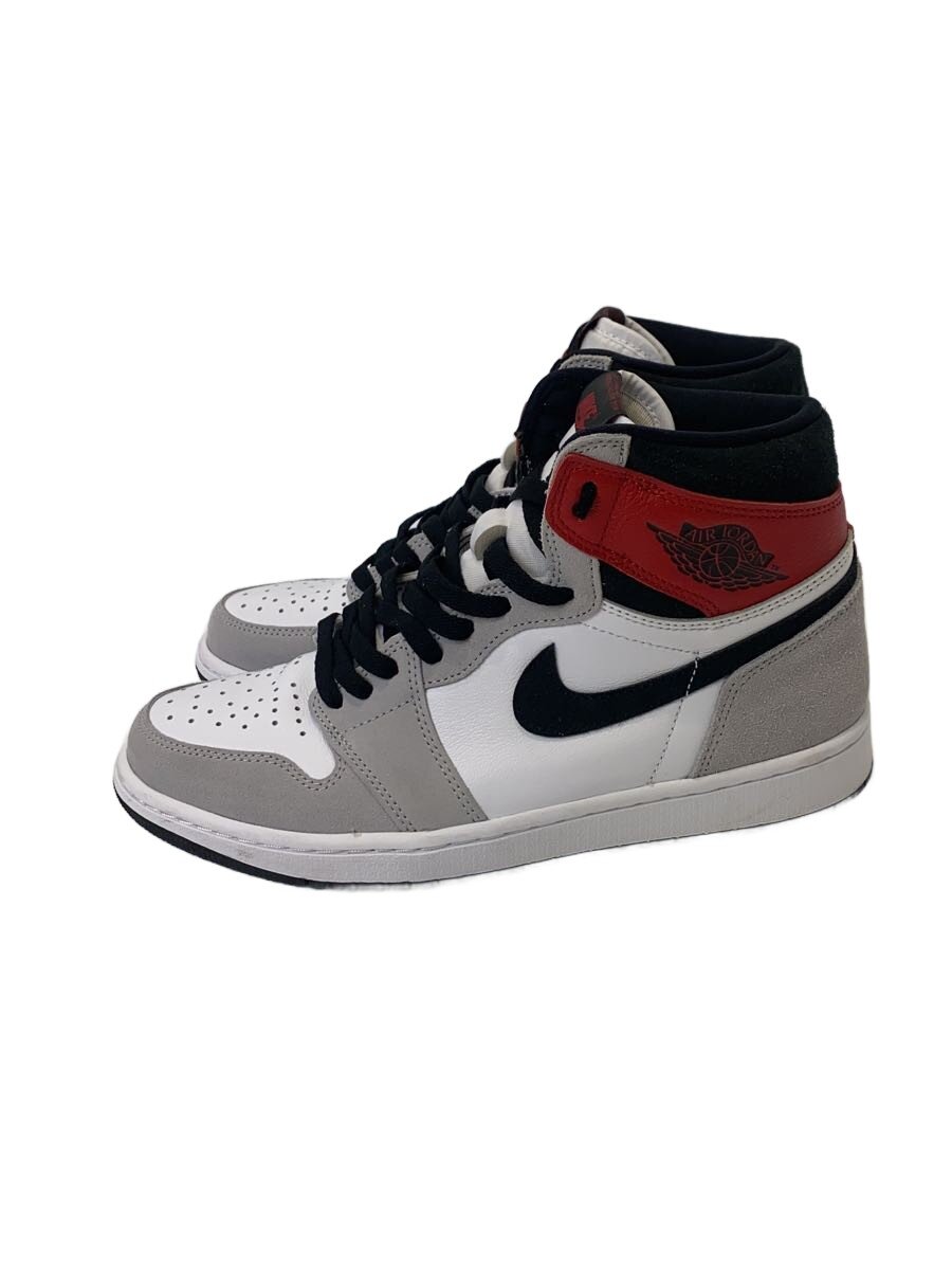 【中古】NIKE◆AIR JORDAN 1 RETRO HIGH OG_エアジョーダン 1 レトロ ご機嫌 OG/27珊/WHT/レサ【シューズ】
