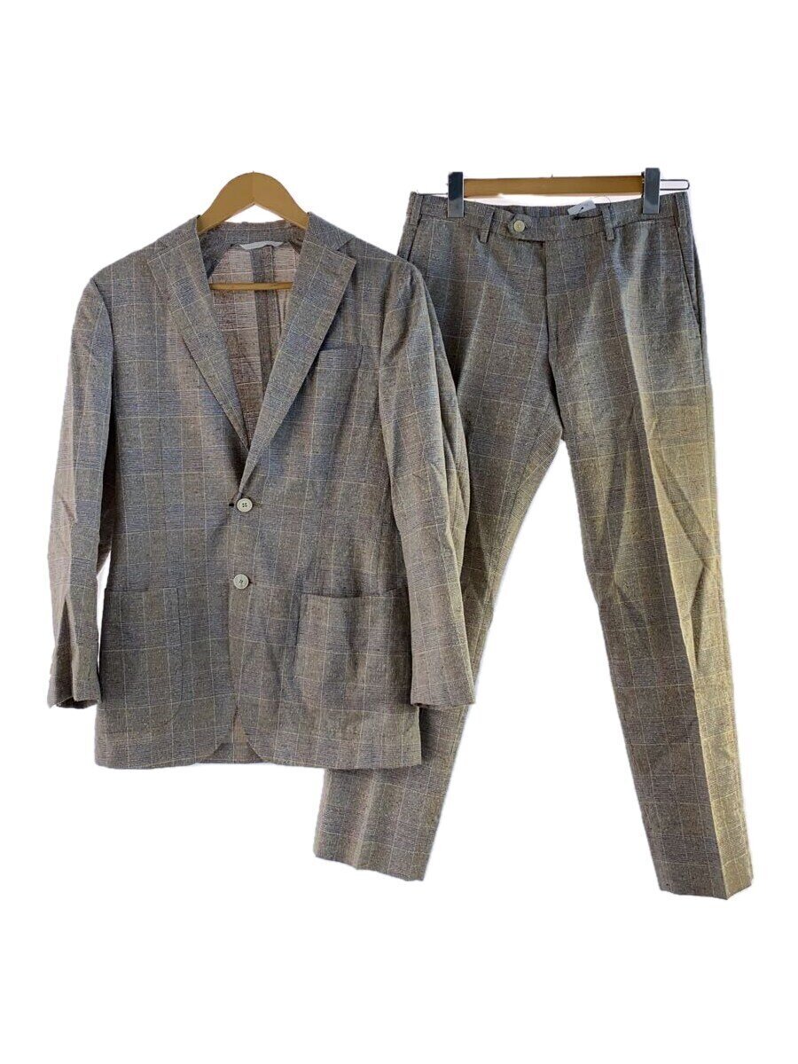 【中古】Gian Franco Bommezadri◆スーツ/44/ウール/BEG/チェック/CV232312IS/セトアップ【メンズウェア】|2nd STREET 店