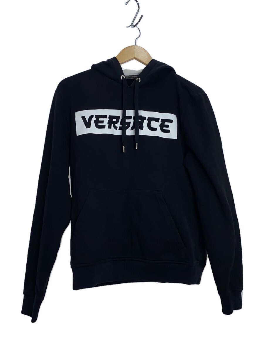 【中古】VERSACE◆パーカー/M/綿織物/BLK/A83840【レディースお召しもの】