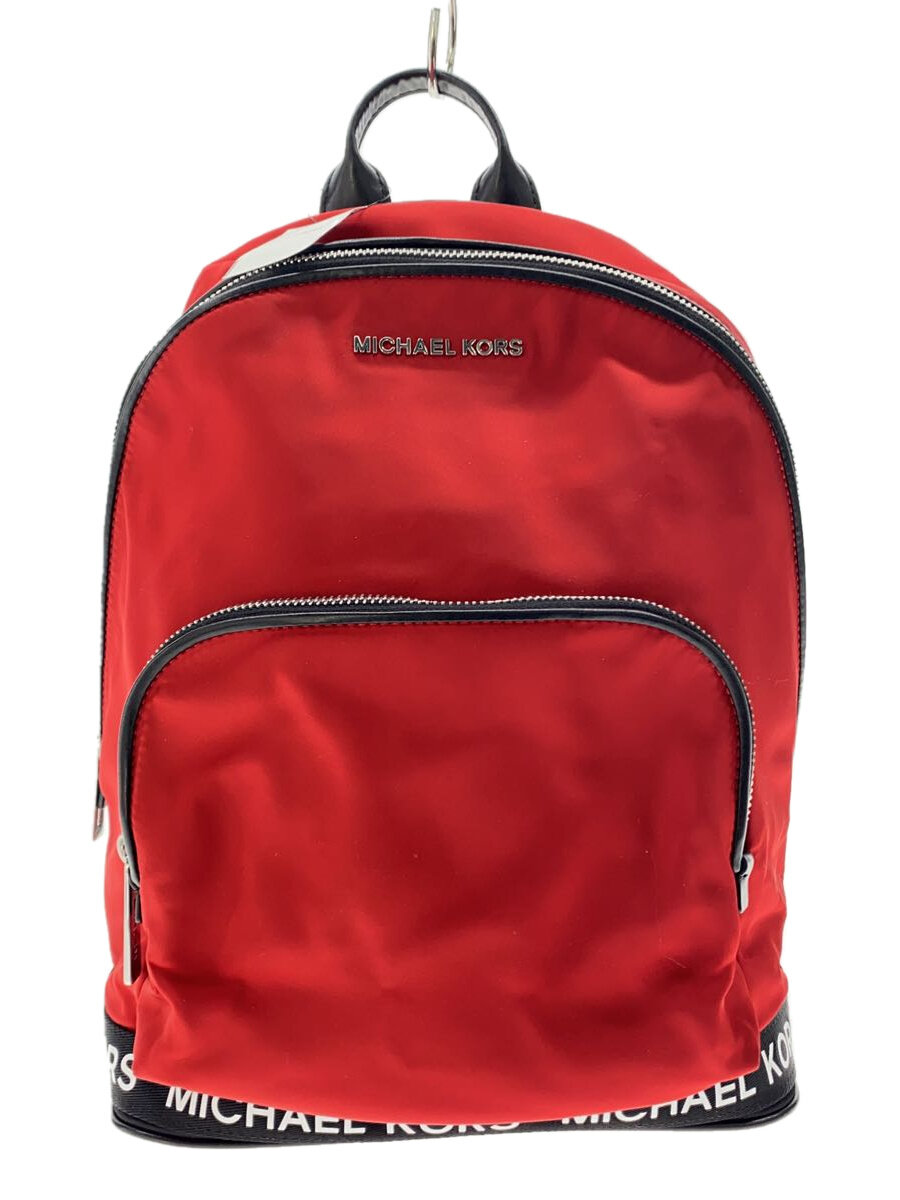【中古】MICHAEL KORS◆背嚢/--/RED/無地/35S9I7B8C【御徒面子】
