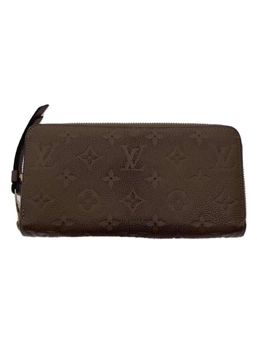 【中古】LOUIS VUITTON◆ジッピー・ウォレット_モノグラム・アン工業プラント_BEG/牛皮/BEG/レディース//【服飾雑貨他】