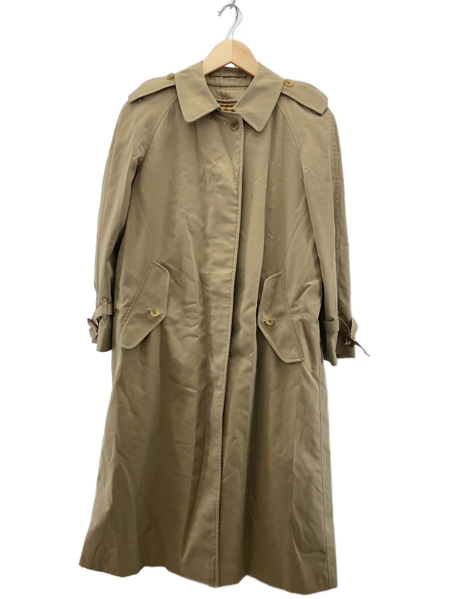 【中古】BURBERRYS◆トレンチコート/--/ポリエステル/BEG/無地/FD084-027-42【レディース御召しもの】