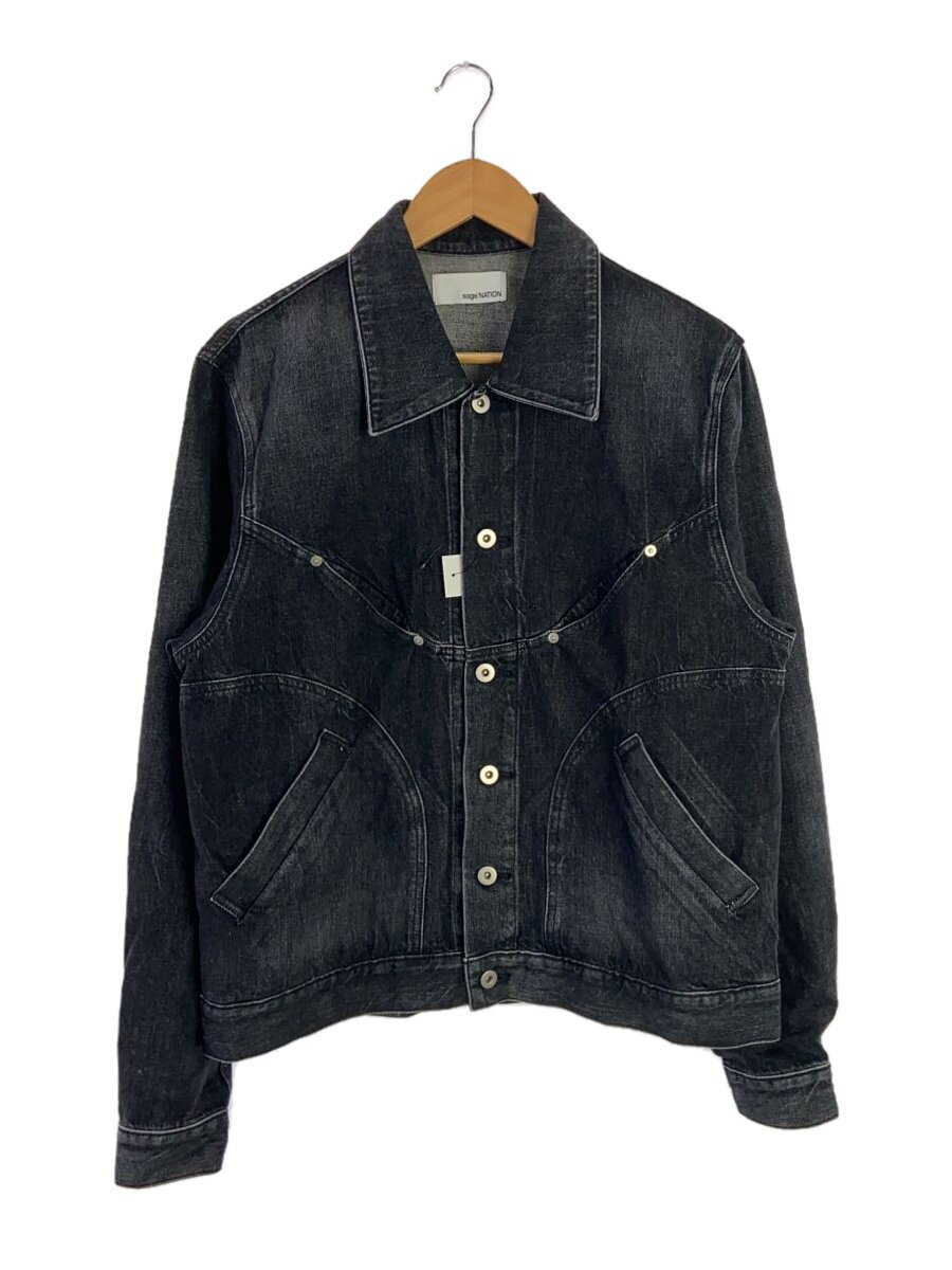 【中古】SAGENATION◆Gジャン/S/綿織物/BLK/S084-DENIM JIJI JACKET【メンズウェア】