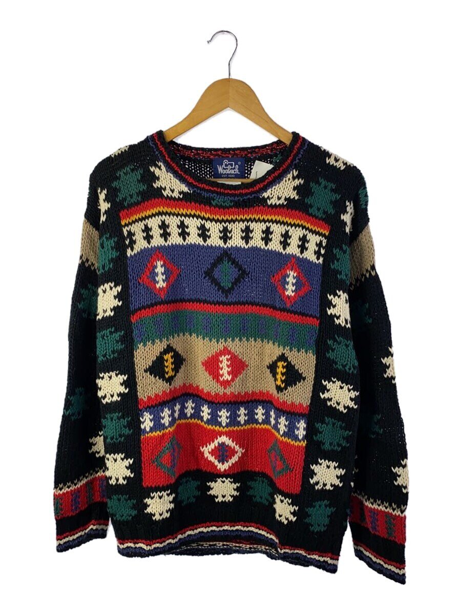 【中古】Woolrich◆ニット・セーター(厚手)/M/ラミー/マルチカラー【メンズウェア】｜2ｎｄ STREET 店