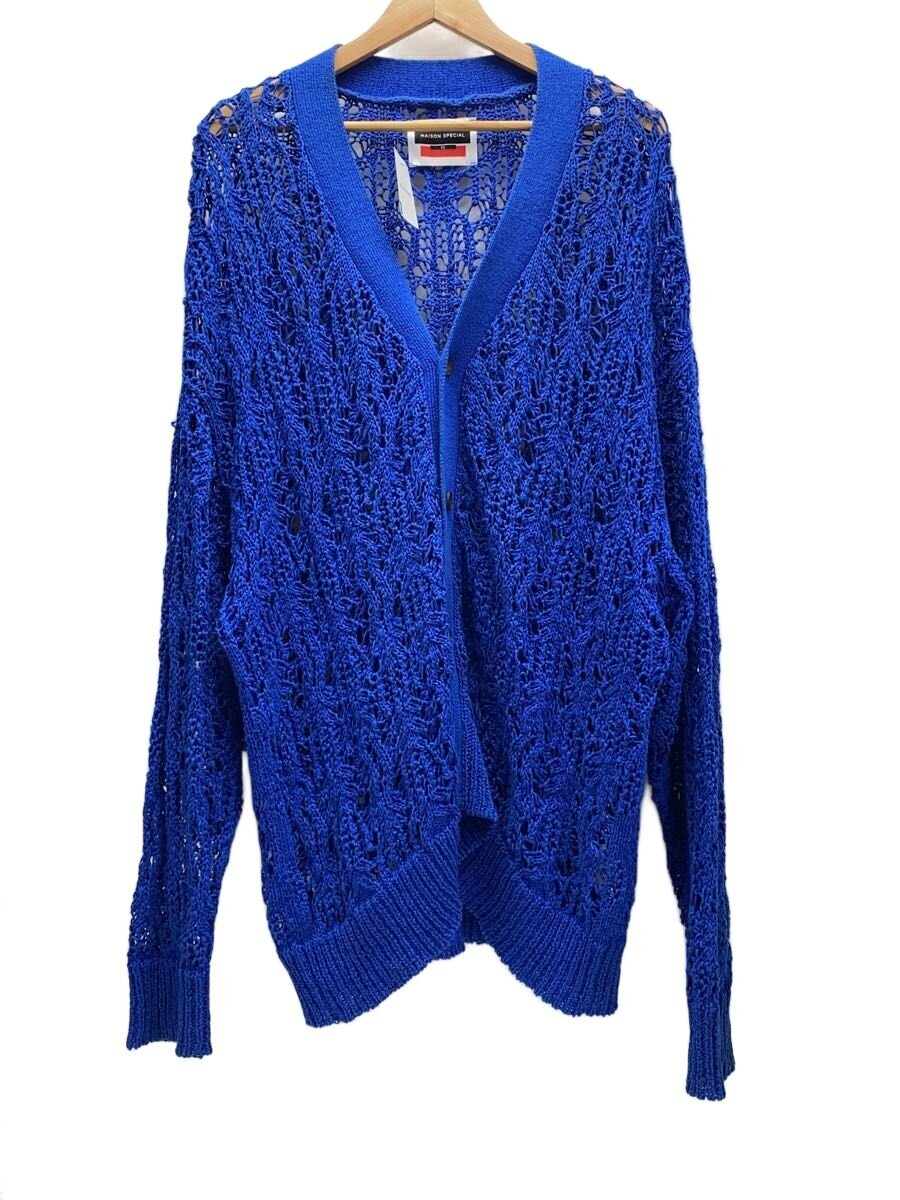 【中古】MAISON SPECIAL◆ジレー(薄っぺら)/2/綿織物/NVY/無地/11212361320/色褪せ/当て嵌める感有【メンズウェア】
