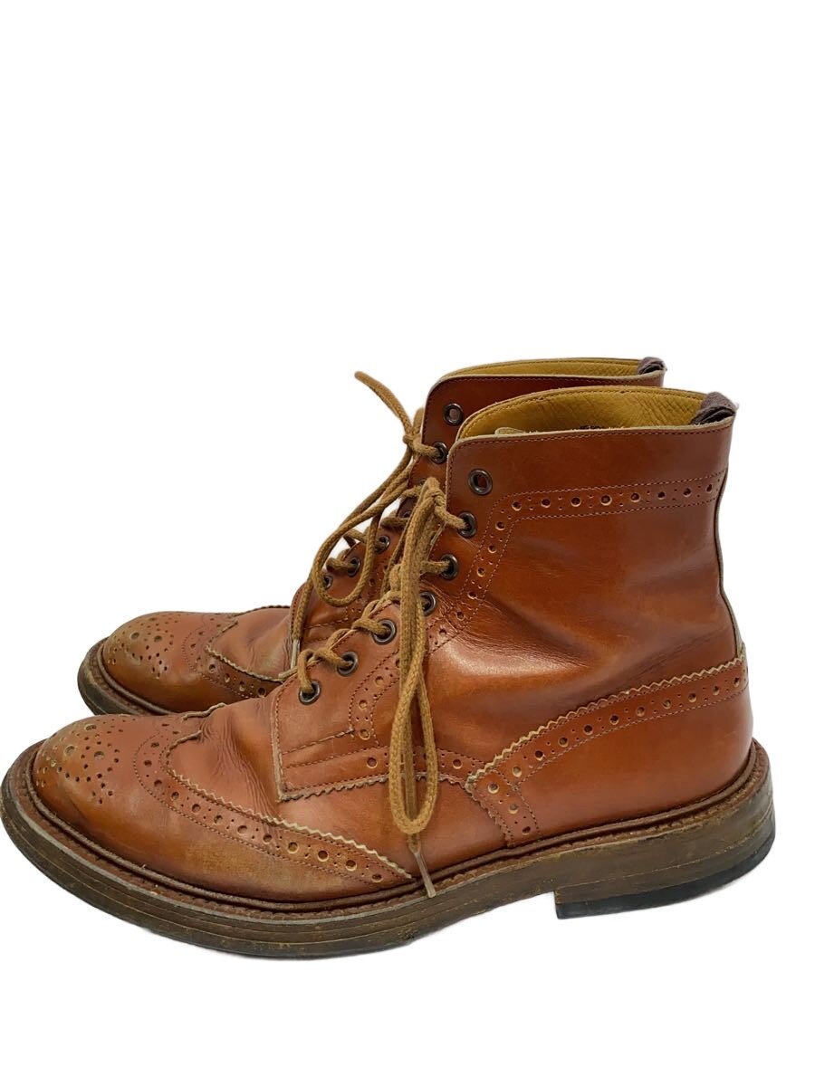 【中古】Tricker’s◆ブーツ/--/BRW/なめし革【シューズ】