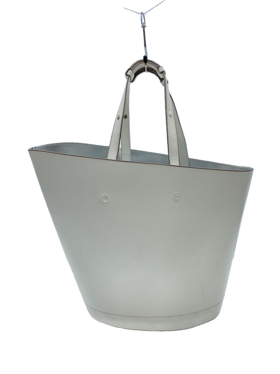 【中古】Maison Margiela◆トートバッグ/--/白いこと/無地/S56室内用便器0031【御徒面子】