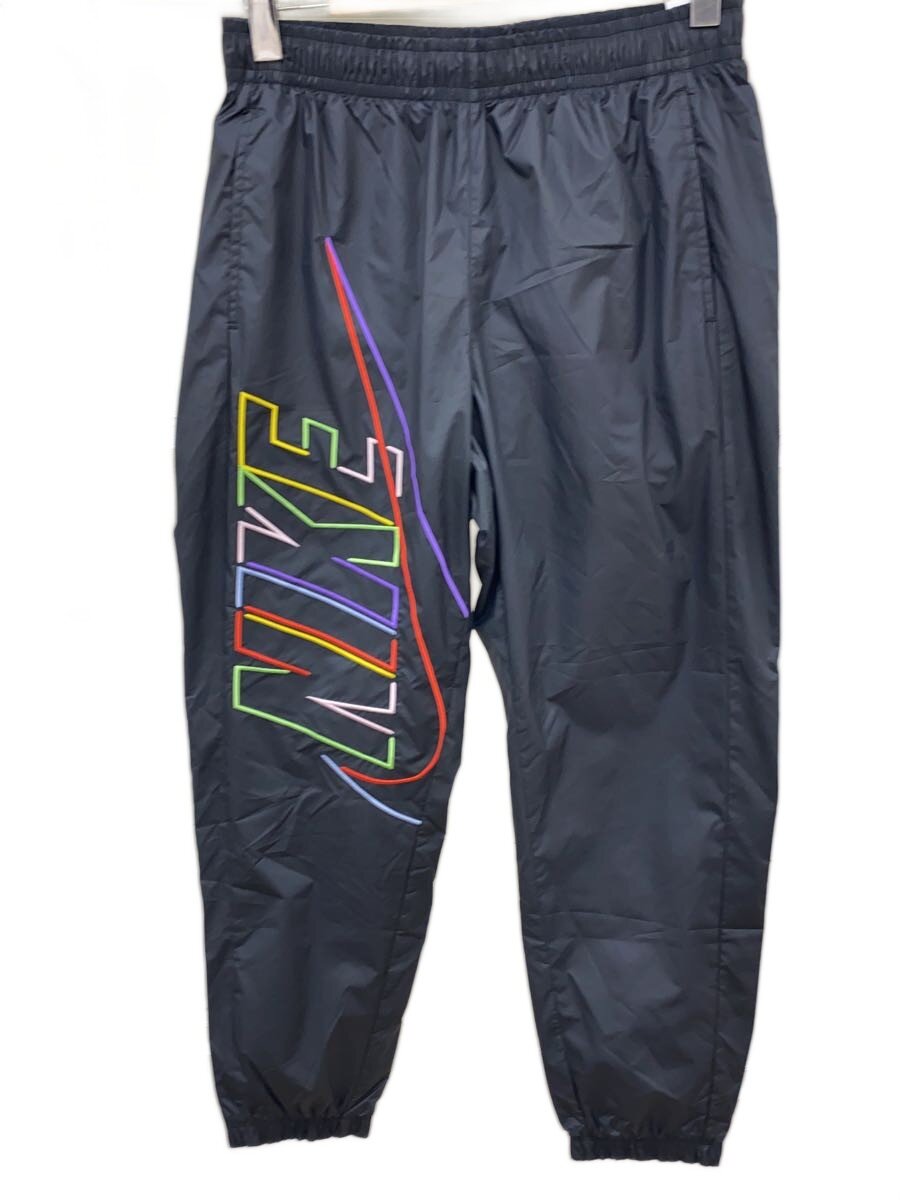 【中古】NIKE◆ウーブンパンツ/L/ポリエステル/BLK/刷り上げる/dx0622-010【メンズウェア】