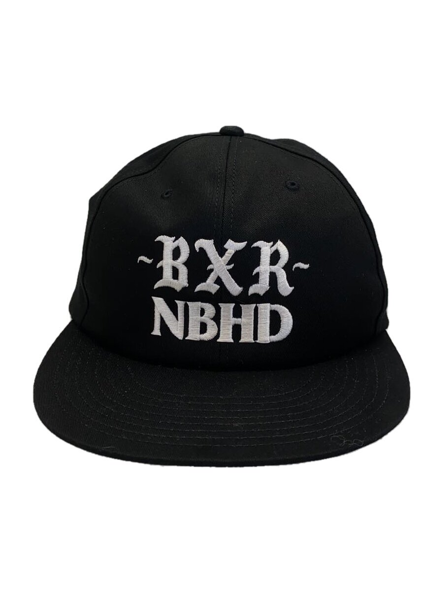 【中古】NEIGHBORHOOD◆BORN \u0026 RAISED BASEBALL CAP/FREE/綿織物/黒いこと/無地/メンズ【服飾雑貨他】