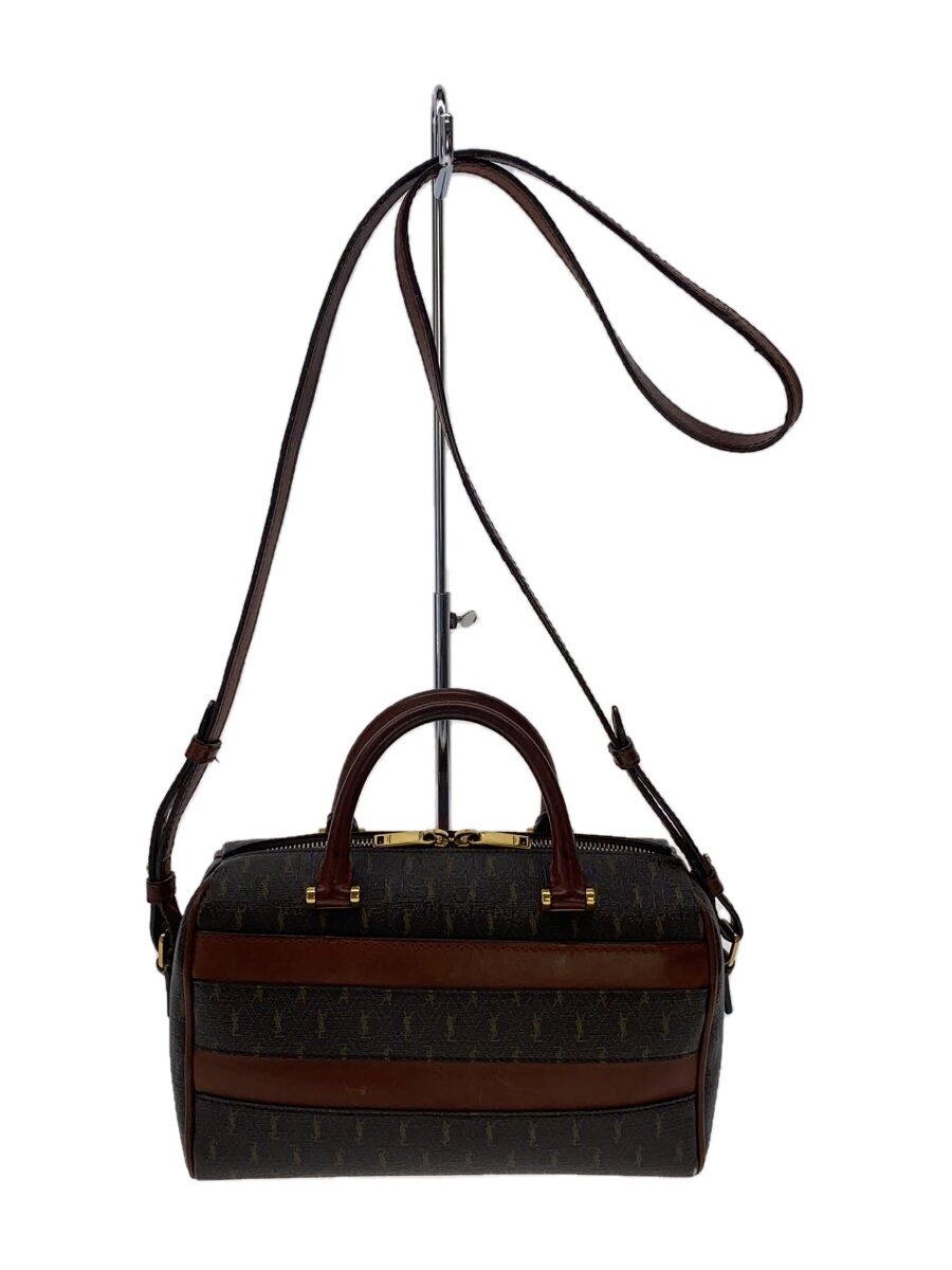 【中古】SAINT LAURENT◆ショルダーバッグ/なめし革/BRW/GNR533481//【御徒面子】