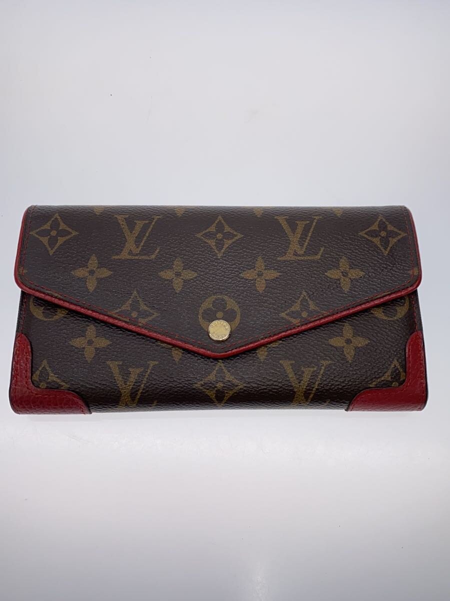 【中古】LOUIS VUITTON◆ポルト・フォイユ・サラ・レティーロ_モノグラム・キャンバス_BRW_スリーズ/PVC/BRW/レディース【服飾雑貨他】 31,174円