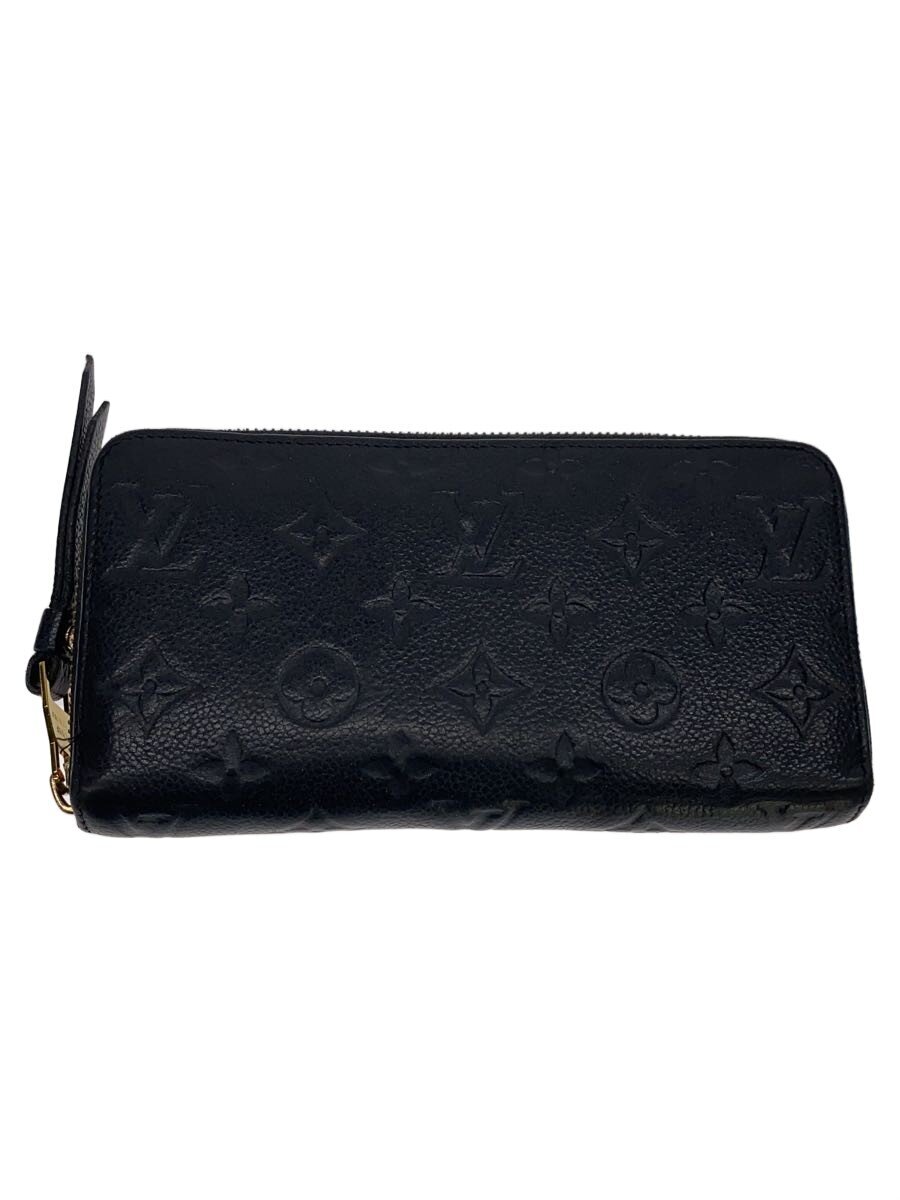 【中古】LOUIS VUITTON◆ジッピー・ウォレット_モノグラム・アン工業プラント/なめし革/BLK/総柄/メンズ【服飾雑貨他】