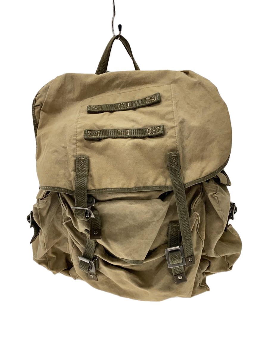 【中古】MILITARY◆ＦＲＧ軍/背嚢/綿織物/KHK//【御徒面子】