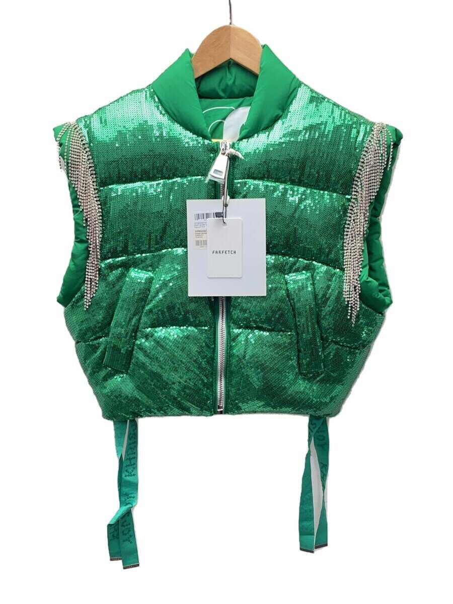 【中古】KHRISJOY◆クリスジョイ/PUFF SHORT VEST GLOSSY/--/ポリエステル/GRN/DFMW007//【レディースウェア】｜2ｎｄ STREET 店