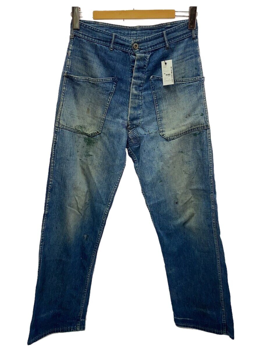 【中古】US.NAVY◆40s/月桂樹/USN/デニムセーラーパンツ/酉の方角80/股下79【メンズウェア】