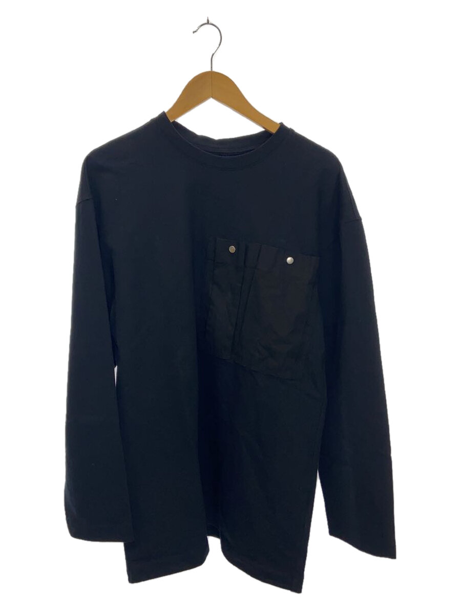 【中古】OAMC(OVER ALL MASTER CLOTH)◆Donner t-shirt/長袖プルオーバー/S/綿織物/BLK/23A28OAJ02 COT00727【メンズウェア】