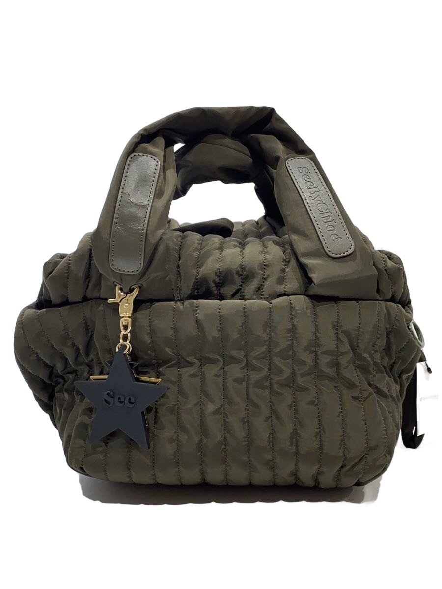 【中古】SEE BY CHLOE◆トートバッグ/ナイロン/KHK【バッグ】｜2ｎｄ STREET 店