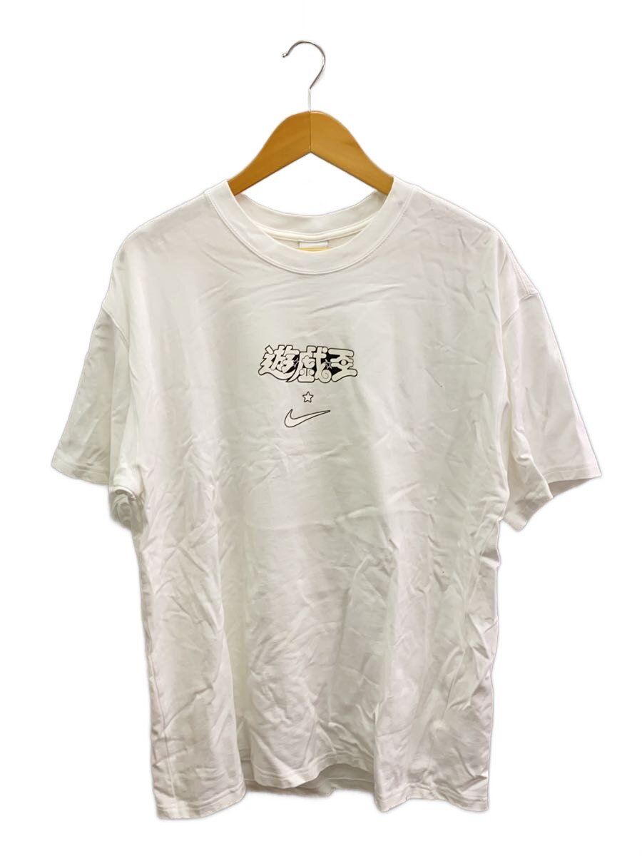 【中古】NIKE◆プルオーバー/L/綿織物/WHT【メンズウェア】