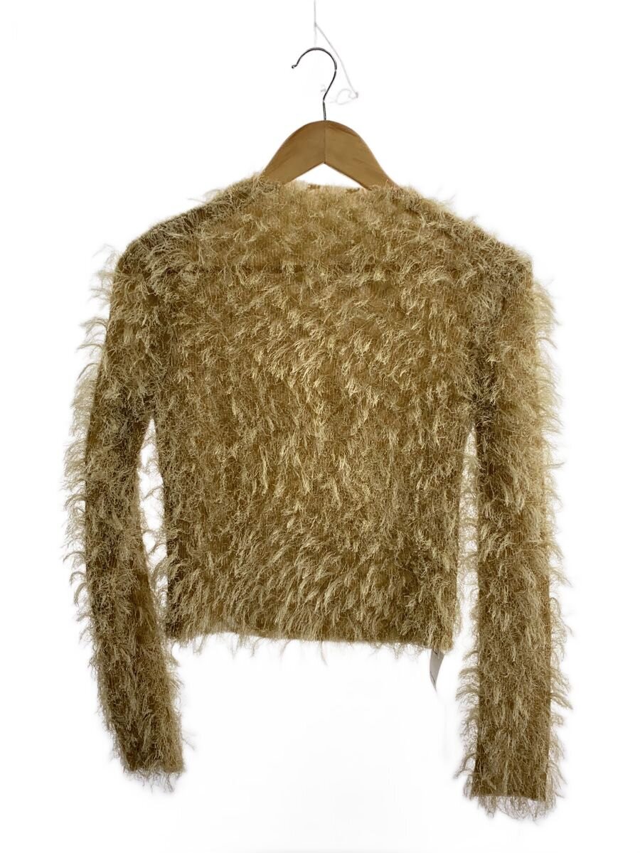 【中古】LEINWANDE◆Pleats Shaggy Top/FREE/ポリエステル/BEG/0223030603【レディース御召しもの】