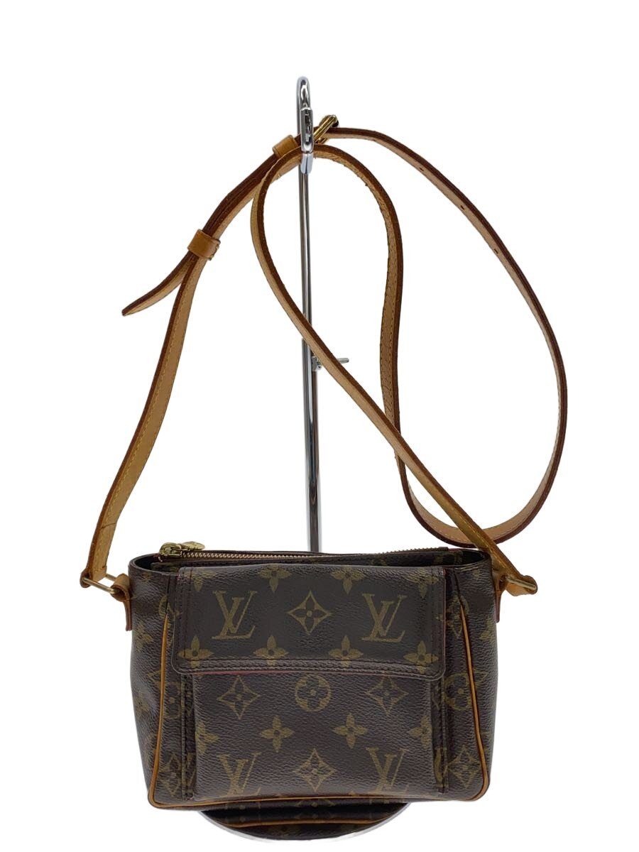 【中古】LOUIS VUITTON◆ヴィバ・シテPM_モノグラム・帆布/PVC/BRW【御徒面子】