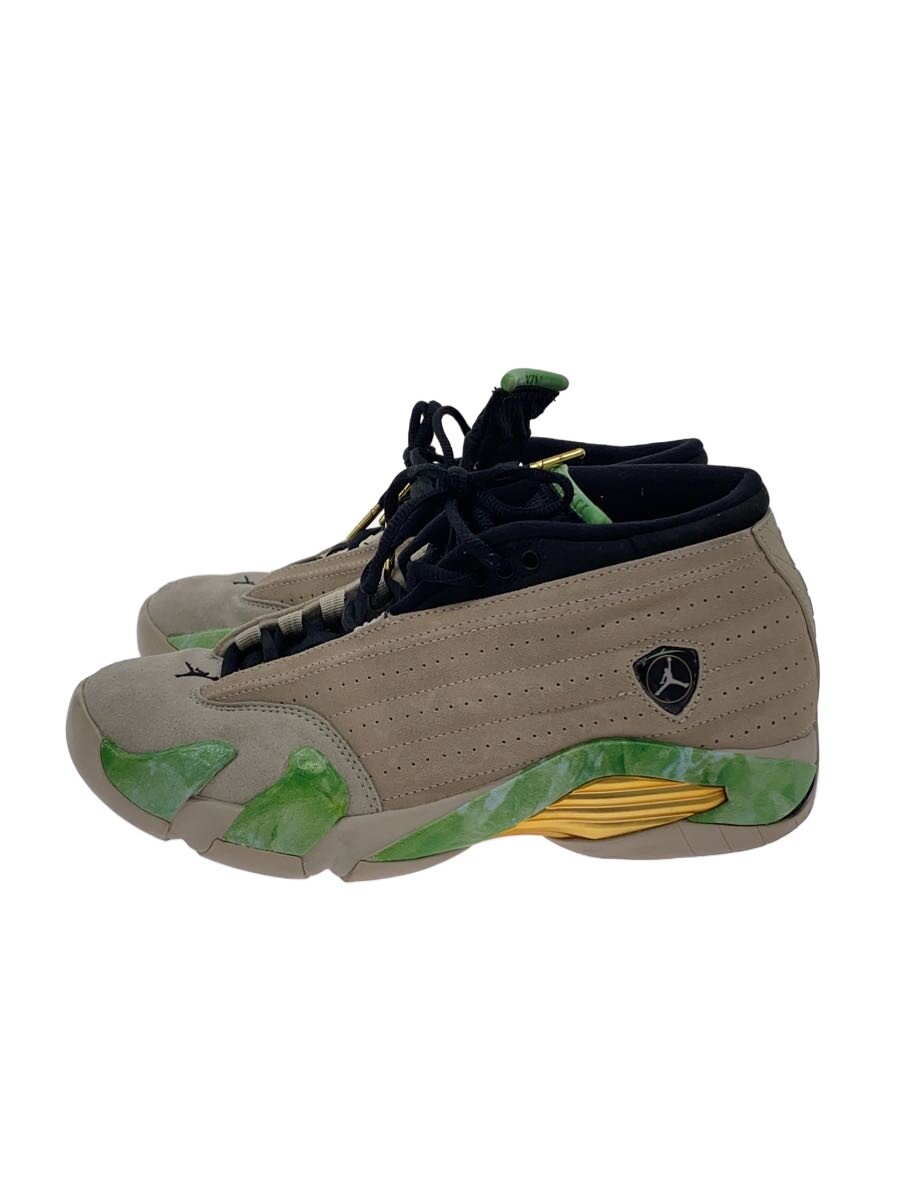 【中古】JORDAN BRAND◆Air Jordan 14/大気圏ジョーダン/ローカットスニーカー/25.5糎/BEG/DJ1034-200//【シューズ】