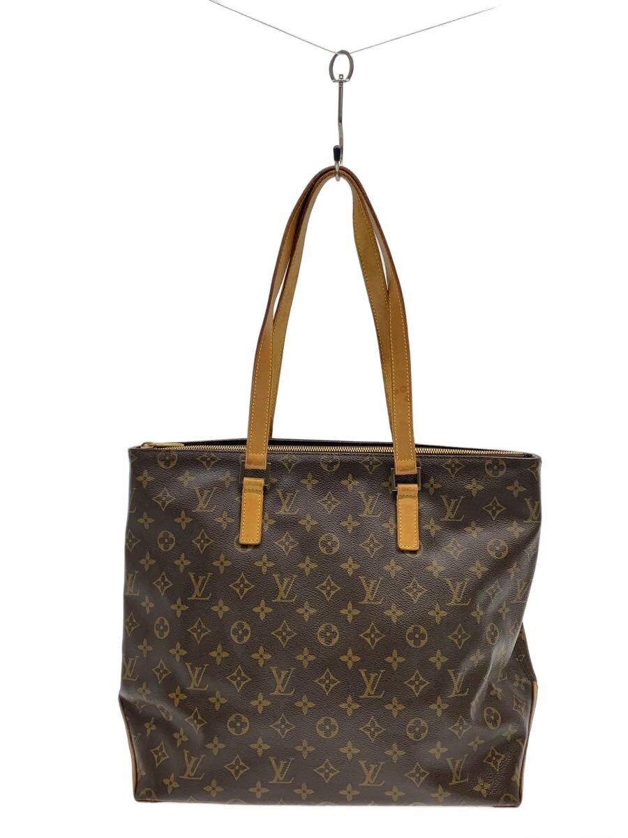 【中古】LOUIS VUITTON◆カバメゾ_モノグラム・帆布/PVC/BRW【御徒面子】