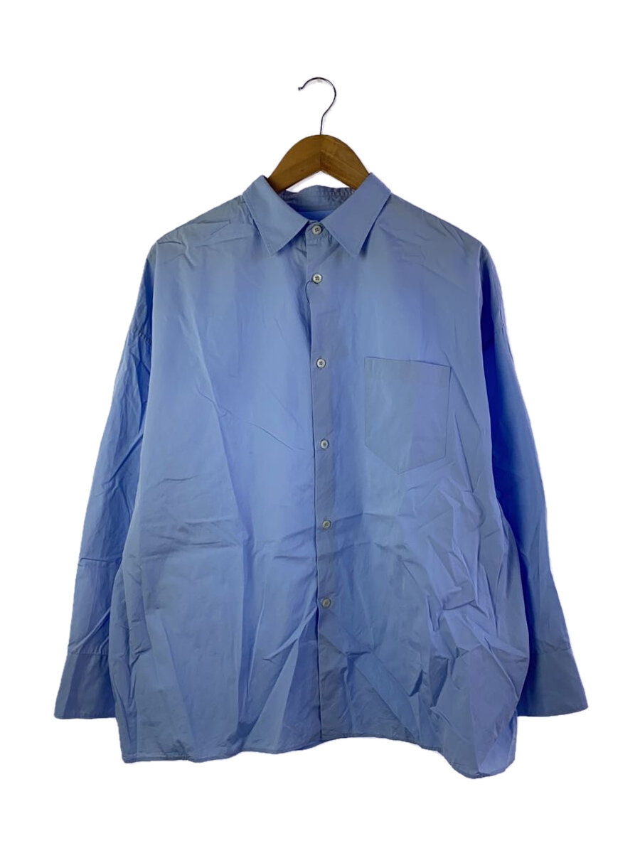 【中古】PRADA◆24SS/天の原青色/長袖プルオーバー/M/綿織物/BLU/UCN556【メンズウェア】
