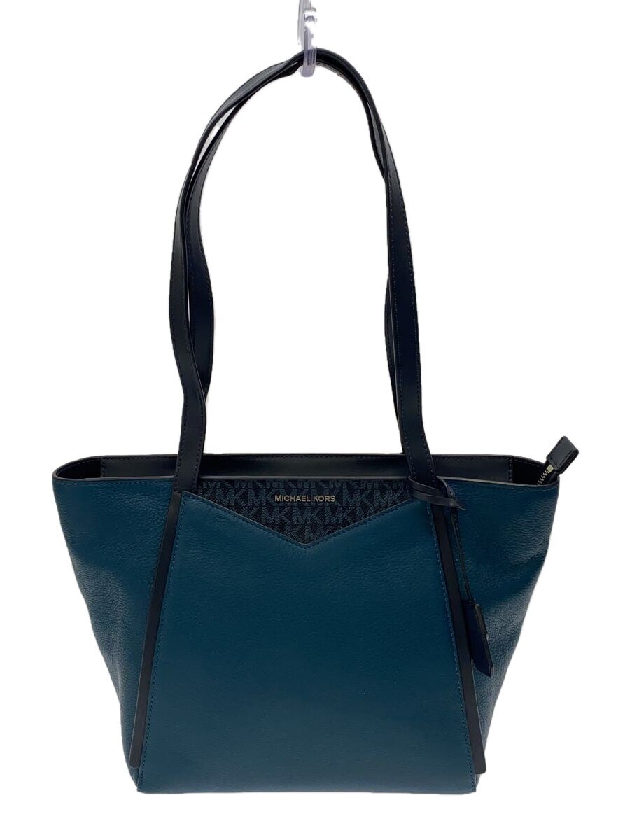 【中古】MICHAEL KORS◆トートバッグ/米国海軍/AB-1805【御徒面子】