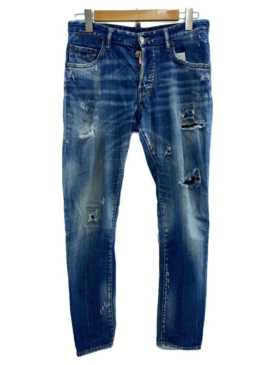 【中古】DSQUARED2◆スキニーパンツ/44/ジーンズ/BLU/S74LB0444S30342【メンズウェア】