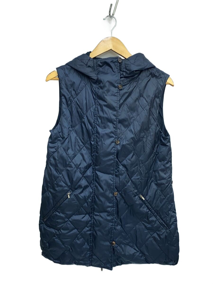 【中古】MAX MARA◆THE CUBE/落ちこむより良い/40/ナイロン/NVY【レディース御召しもの】